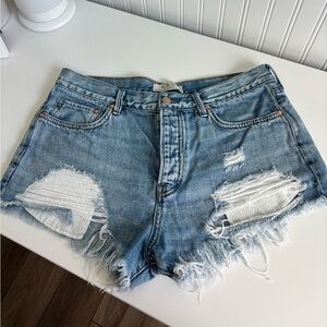 We The Free Distressed Jean Shorts - Size 29